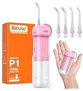 Bitvae P1 Water Flosser for Teeth, Portable Mini Water Flosser, Cordless Water Teeth Cleaner Pick...