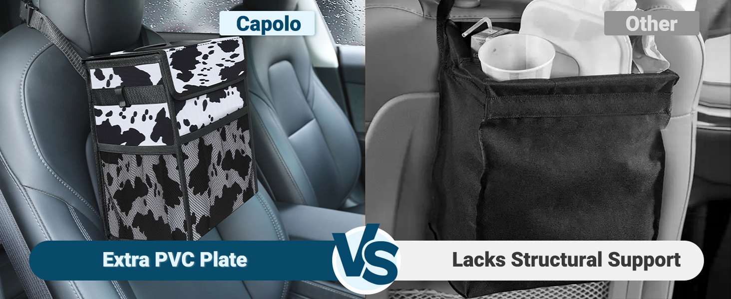 car trash can for back seat