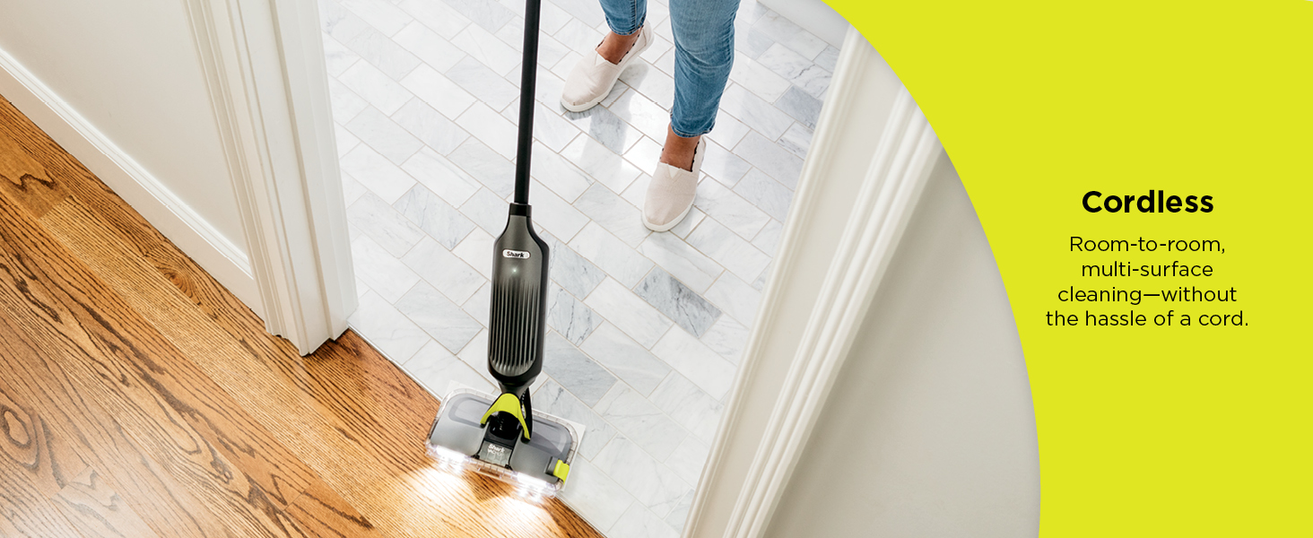 Room-to-room, multi-surface cleaning—without the hassle of a cord.