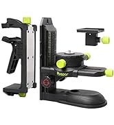 Huepar Fine-tuning Bracket Laser Level Adapter, Multifunctional Magnetic Pivoting Base with Adjus...
