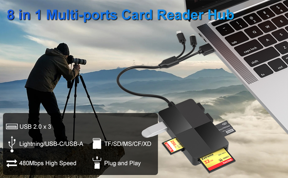 Multi Memory Card Reader 