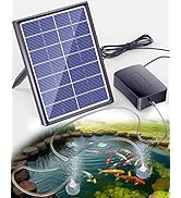 Biling Solar Aerator for Pond with 2200 mAh Battery Backup, 3 Modes Solar Air Pump Hydroponics Ai...