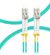 FLYPROFiber LC to LC Fiber Patch Cable OM4 2M/7ft, Length Options: 0.2m-100m, 10GB Multimode Dupl...