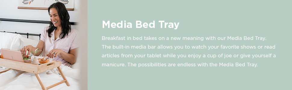 media bed tray