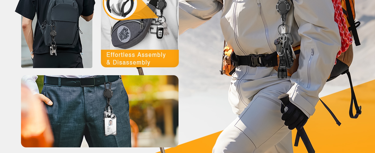 badge reel heavy duty