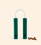 WOOF Nomchucks - Dual Puzzle Feeder Enrichment Dog Toy and Tug Toy with 3 Interactive Zones - Des...
