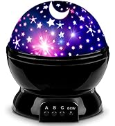 MOKOQI Star Projector Night Lights for Kids, Birthday Gifts for 1-4-6-14 Year Old Girl Boy Kids B...