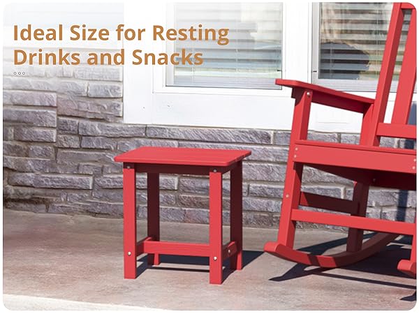 outdoor side table for porch