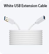  USB Extension Cable White