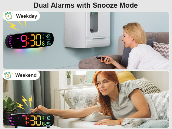 digital wall clock for classroom