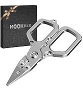 HOOK-EZE Titanium Fishing Pliers, 4.1" Saltwater Resistant Fishing Scissors,Tungsten Cutters, Kno...