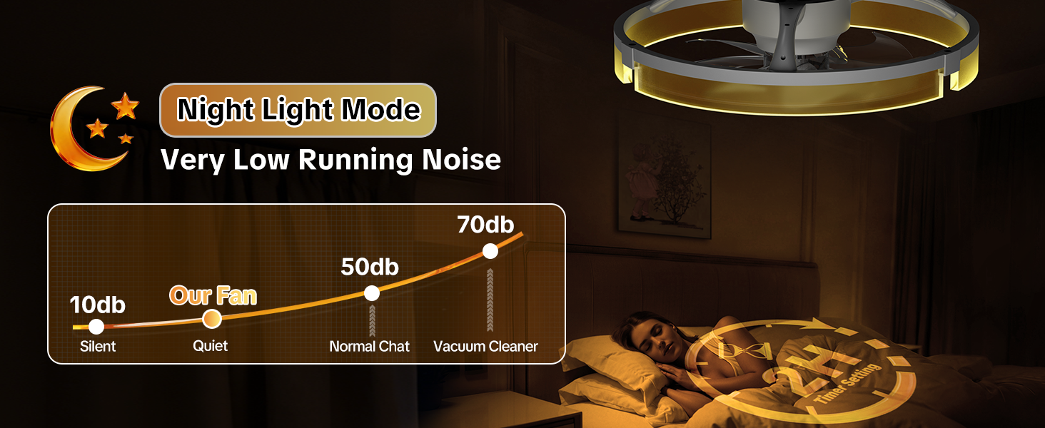 modern ceiling fan with light