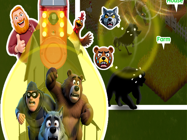 motion sensor animal deterrent