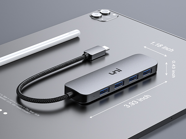 USB C to USB Hub 4 Ports