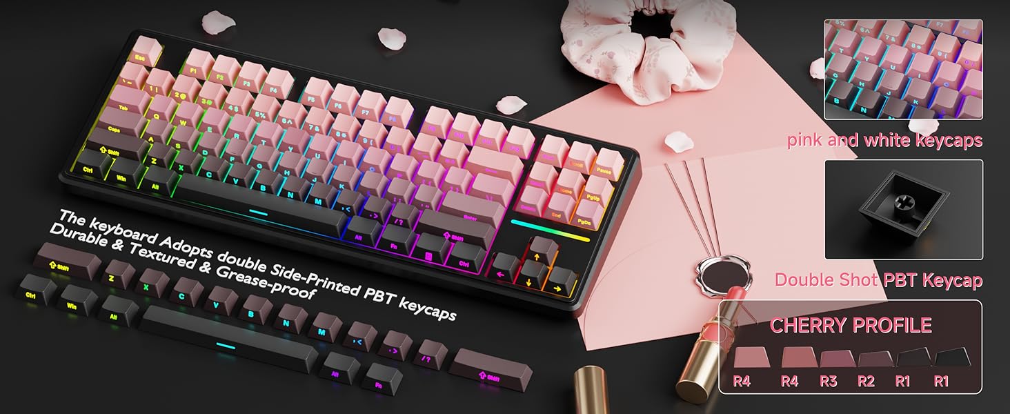 PBT keycaps keyboard