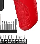 3.6V Cordless Screwdriver, 50-Piece Small Electric Screwdriver Set, Rechargeable with 6 N.m Preci...
