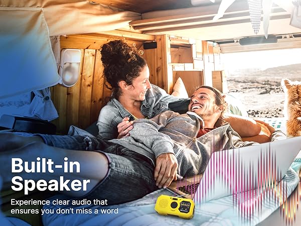 Portable Emergency Weather Radio NOAA Alert system with Speaker listen to AM or FM Radio on speaker