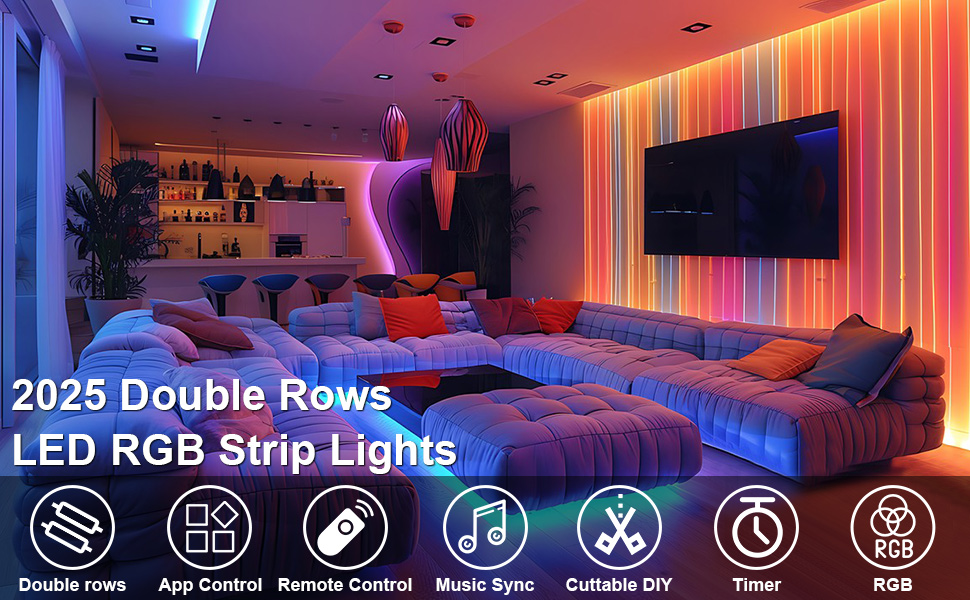 LED RGB Strip Lights