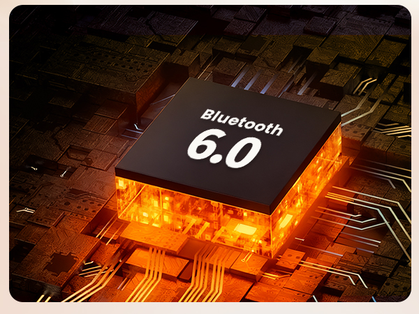 V6.0 Bluetooth ensures stable connection, fast speed &amp;amp;amp; fewer dropouts.