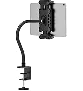 JUBOR Tablet Stand Holder, Gooseneck iPad Desk Mount for Kitchen, Work Meetings, Video, Tablet Cl...