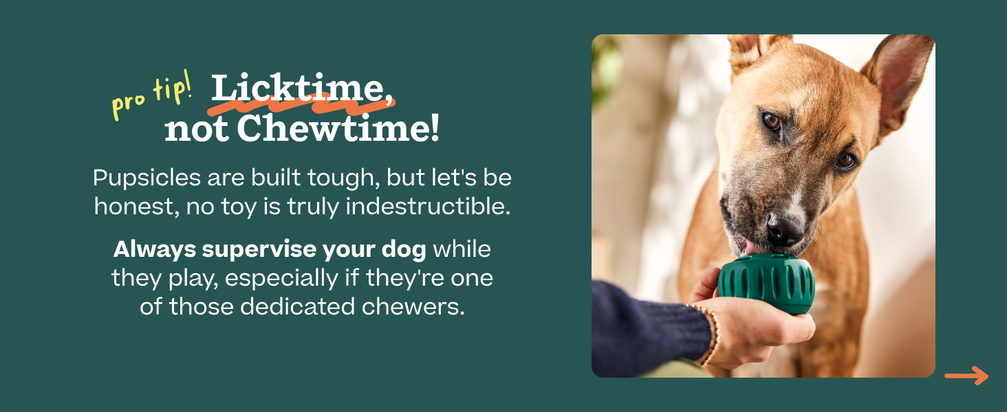 Licktime not chewtime