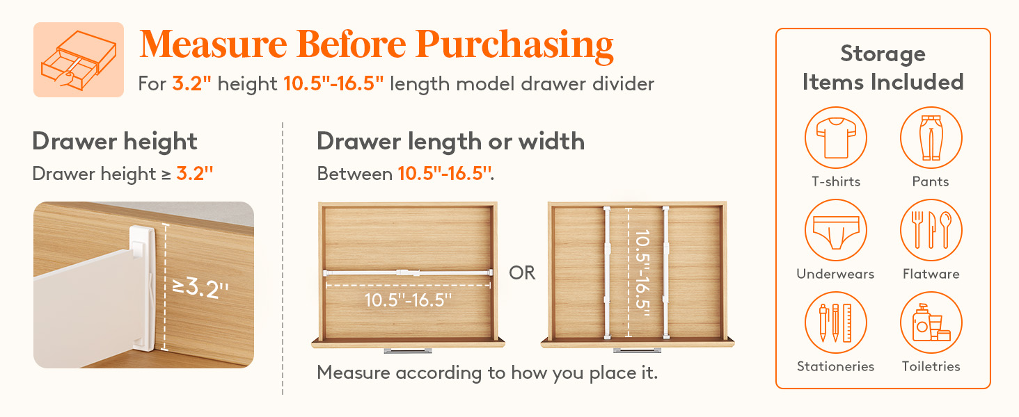 adjustable drawer dividers