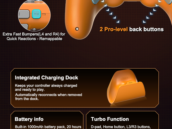 8BitDo Pro 3 Bluetooth Controller for Switch/Switch 2, TMR Joysticks,Hall/Tactile Triggers