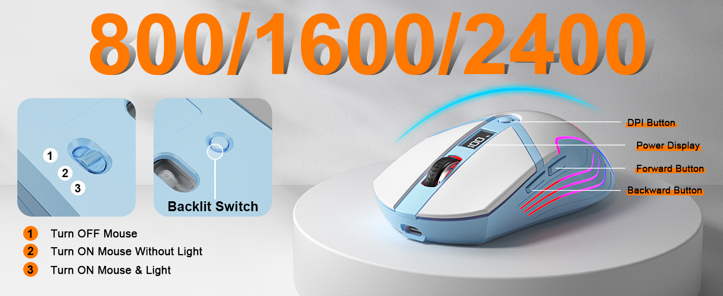 gaming mouse with display