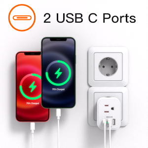 European Travel Plug Adapter