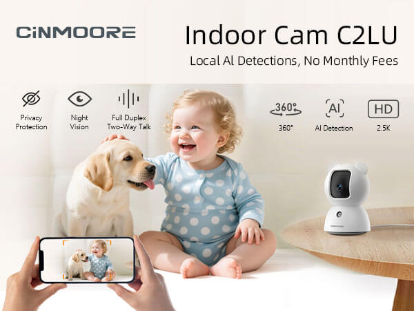 indoor cam C2LU local AI detection