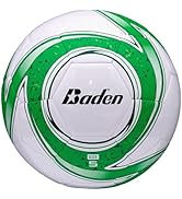 Baden Z-Series Soccer Ball – Size 3, 4, or 5 – Machine Stitched Durable Ball for Outdoor Play, Ca...