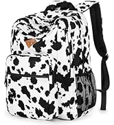 ZORFIN 26L Backpack for School, College, and Travel: Water Resistant Bookbag with 8 Compartments ...