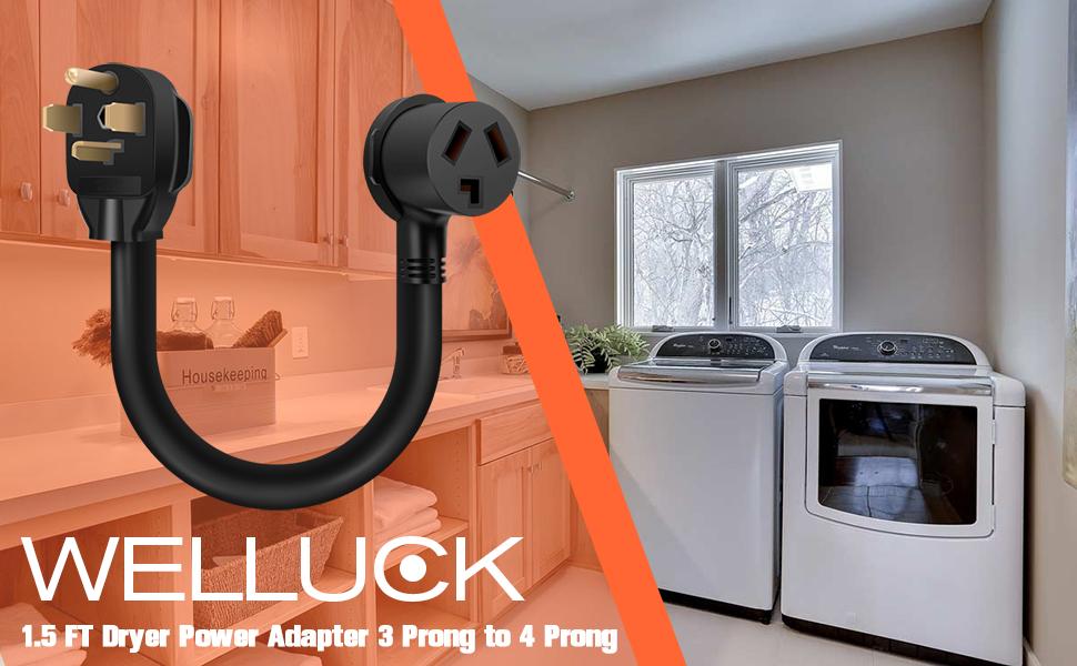 3 prong to 4 prong dryer adapter