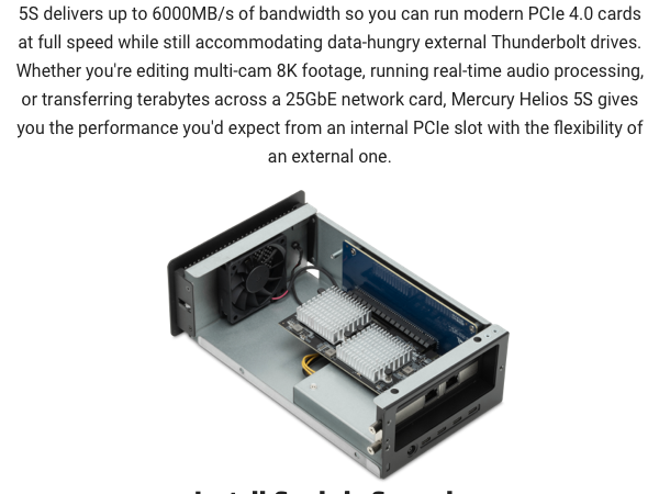 egpu, external gpu, external graphic card TB 5 Thunderbolt USB4 MAC PC ports storage HUB Dock PCIe