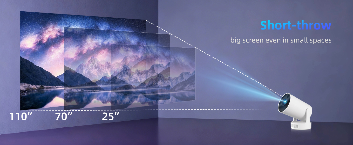 40&amp;#34;-150&amp;#34; Screen Video Projector