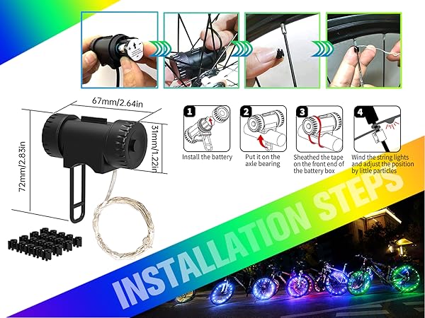 Bicycle wheel lights