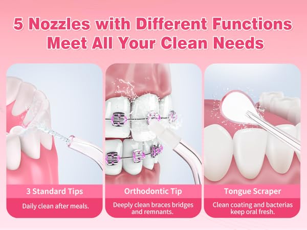 tovendor electric water flosser, limpiador de dientes