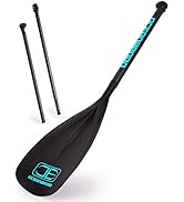 OCEANBROAD SUP Paddle Board Paddle 3 Pieces Adjustable Carbon Shaft Stand up Paddle with Bag