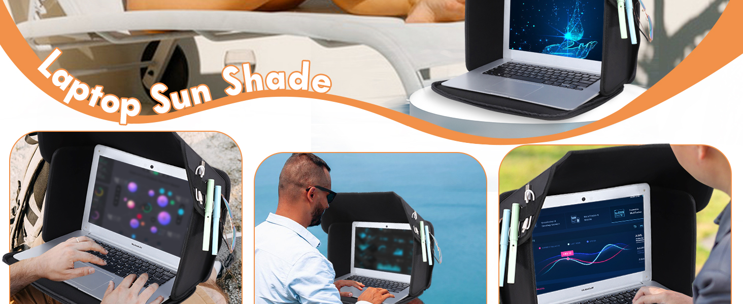 laptop sun shade