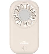 Handheld Mini Fan Powerful Small Personal Portable Speed Adjustable USB Rechargeable Eyelash Fan ...