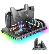 [Switch 2 (2025) Compatible] Charging Dock and Orgainzer Station for Nintendo Switch 2, Fast Char...