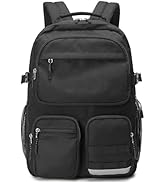 Lohol Water Resistant Backpack with Multifunctional Pockets for Teens, Durable Bookbag fits 15.6 ...