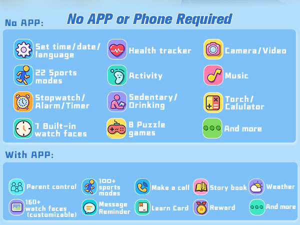 smart watch kids fitness tracker for kids watch for kids 6-8 smart watch for kids 8-12