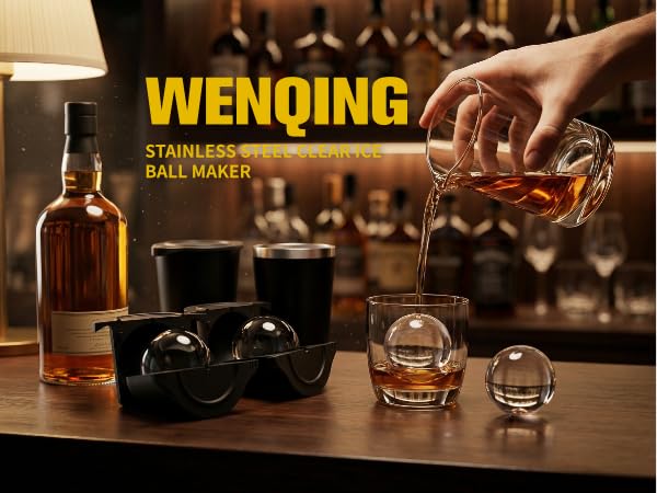 Clear Ice Cube Maker for Whiskey &amp;amp; Cocktails