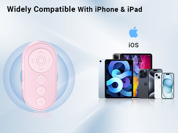 Wireless Camera Remote Control with Zoom for iPhone