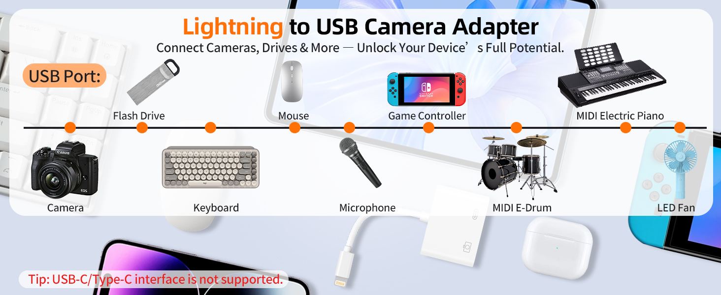 lightning to usb camera adapter