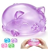 Stress Cat Toy, Sensory Fidget Toy, Sugar Filled Squishy Toys for Kids Stress Relief - High Densi...