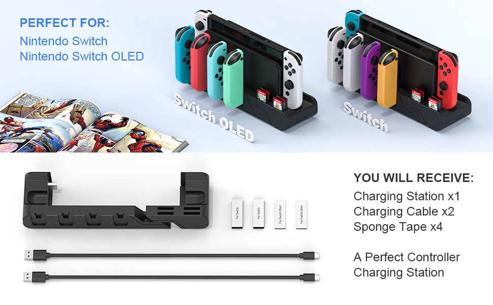 nintendo switch controller charger
