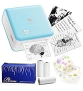Phomemo Mini Printer Sticker Maker - Mini Sticker Printer P2S, Print Pod Pocket Machine Bluetooth...