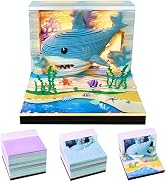 3D Time Piece Calendar, 2026 Desk Calendar With LED Light, 3d Tree Memo Pad Creative Desk Calenda...